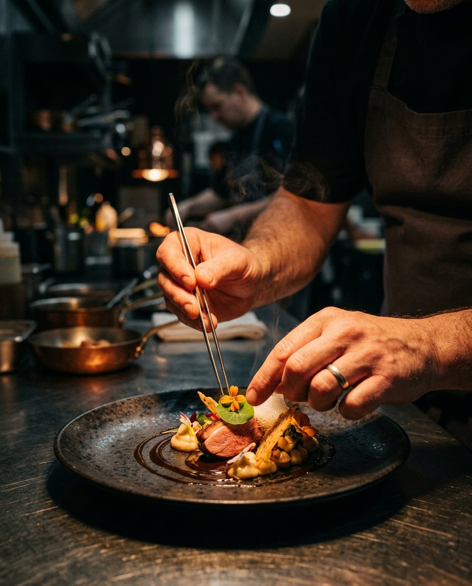 Chef plating
